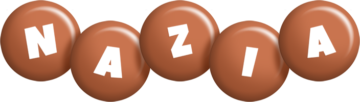 Nazia candy-brown logo