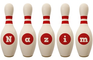 Nazim bowling-pin logo