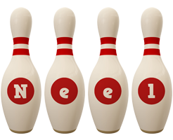 Neel bowling-pin logo
