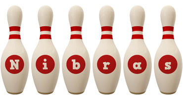 Nibras bowling-pin logo