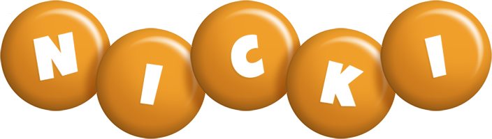 Nicki candy-orange logo