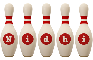 Nidhi bowling-pin logo