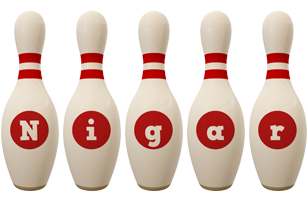 Nigar bowling-pin logo