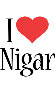 Nigar i-love logo