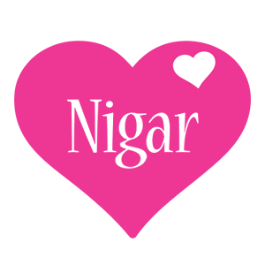 Nigar love-heart logo