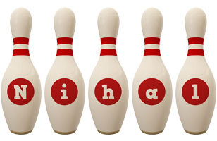Nihal bowling-pin logo