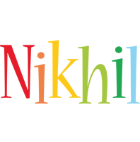 Nikhil birthday logo