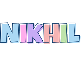 Nikhil pastel logo