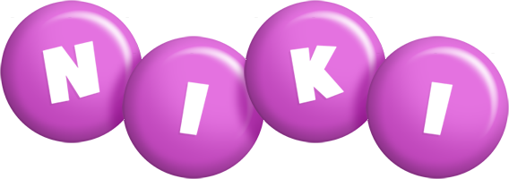 Niki candy-purple logo