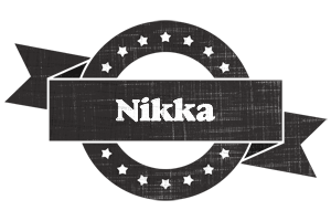 Nikka grunge logo