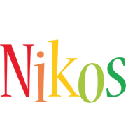 Nikos birthday logo