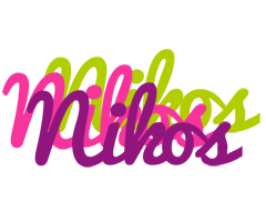 Nikos flowers logo