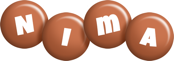 Nima candy-brown logo
