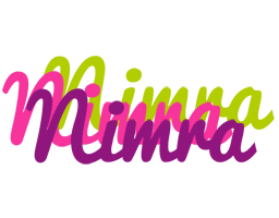 Nimra flowers logo