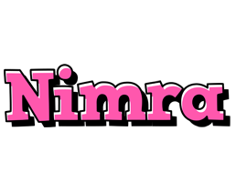 Nimra girlish logo