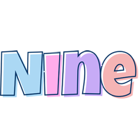 Nine pastel logo