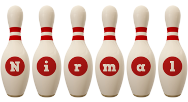 Nirmal bowling-pin logo
