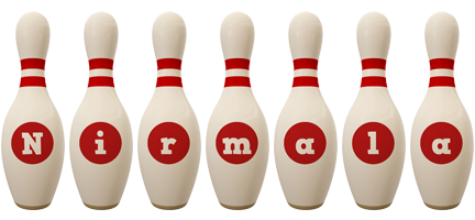 Nirmala bowling-pin logo