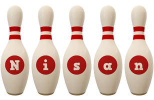 Nisan bowling-pin logo