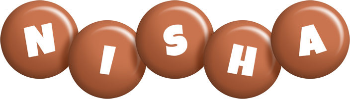 Nisha candy-brown logo