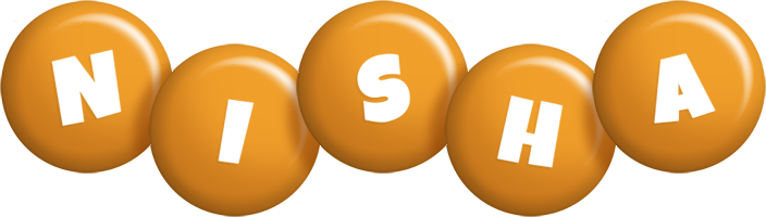 Nisha candy-orange logo