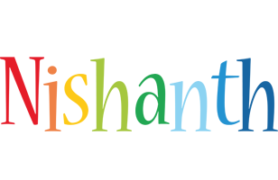 Nishanth birthday logo