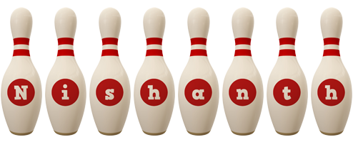 Nishanth bowling-pin logo