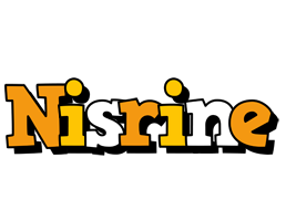 Nisrine cartoon logo