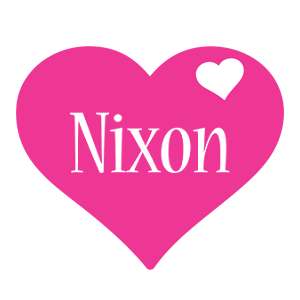 Nixon love-heart logo