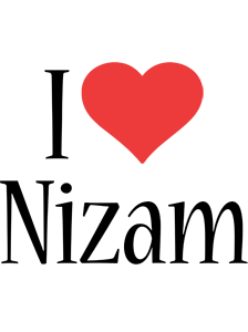 Nizam i-love logo