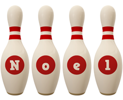 Noel bowling-pin logo