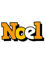 Noel cartoon logo