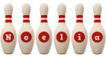 Noelia bowling-pin logo
