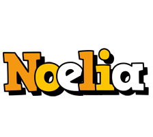 Noelia cartoon logo