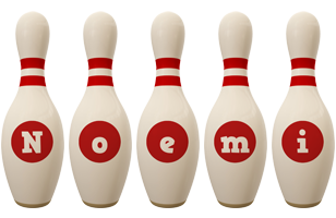 Noemi bowling-pin logo