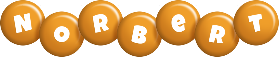 Norbert candy-orange logo