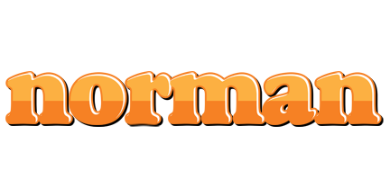 Norman orange logo