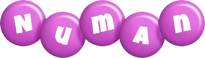 Numan candy-purple logo
