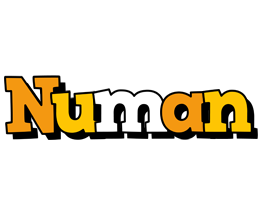 Numan cartoon logo
