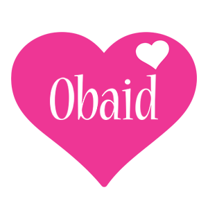 Obaid love-heart logo