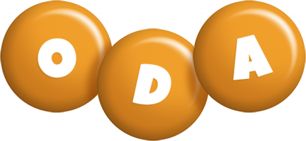 Oda candy-orange logo