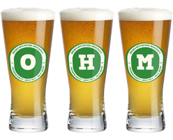 Ohm lager logo