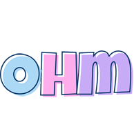 Ohm pastel logo