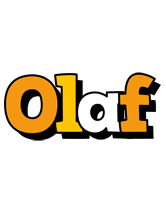 Olaf cartoon logo
