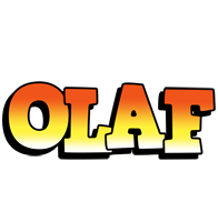 Olaf sunset logo