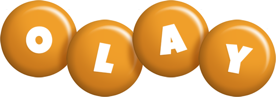 Olay candy-orange logo