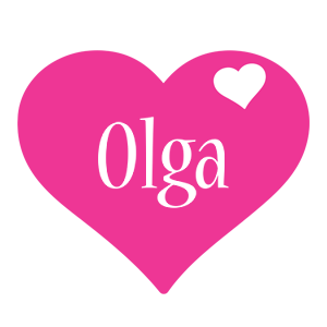 Olga love-heart logo