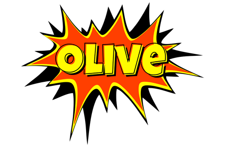 Olive bazinga logo