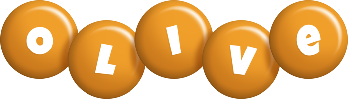 Olive candy-orange logo