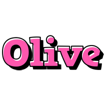 Olive girlish logo